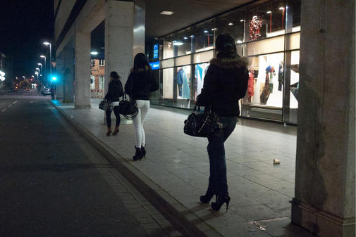 Rosse buurt en prostitutie in Hannover (Steintor, Ludwigstrasse, braunstrasse, tippelzones